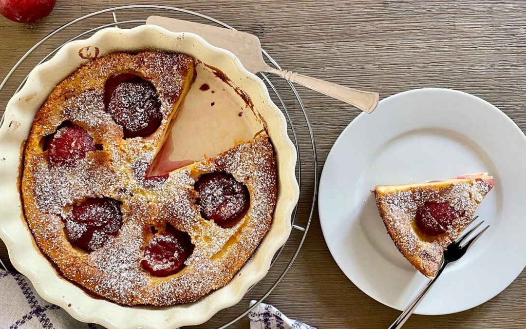 Clafoutis mit Pflaumen
