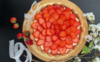 Erdbeer Tiramisu Torte